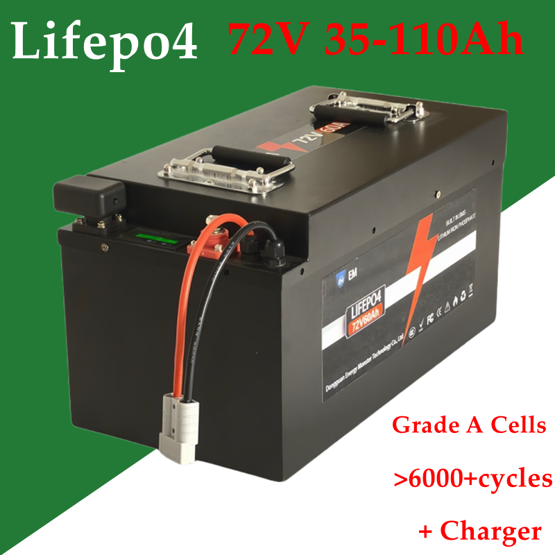 72V 35Ah Lithium Battery 40Ah  - огляд і ціна 72V 60Ah Lifepo4 Battery Pack