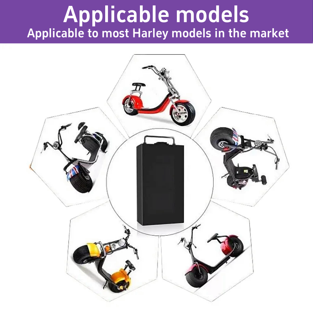 60V for Harley Electric Vehicl - огляд і ціна 60V 30Ah Electric Scooter Battery